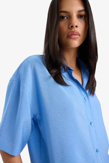 Oversize Fit Short Sleeve Shirt