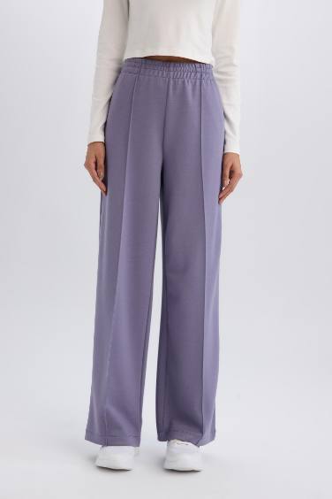 DeFactoFit Wide Leg Спортивные штаны со стандартными штанинами и карманами