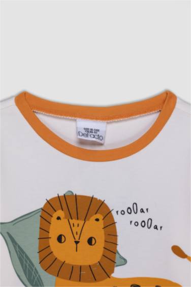 طقم بيجاما بيبي اولادي قصة عادية - قطعتين