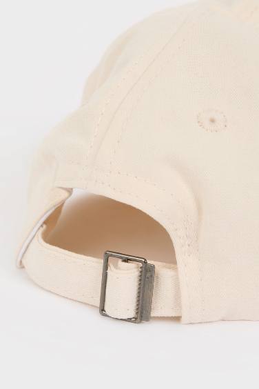 Baby Boy Embroidered Cotton Cap