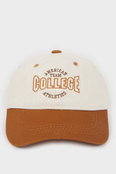 Детская вышитая хлопковая кепка