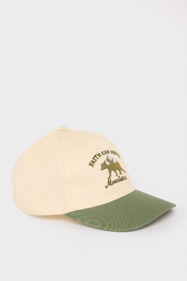 Детская бейсболка из хлопка с вышивкой для мальчиков