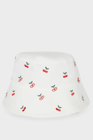 Girl Cotton Printed Hat