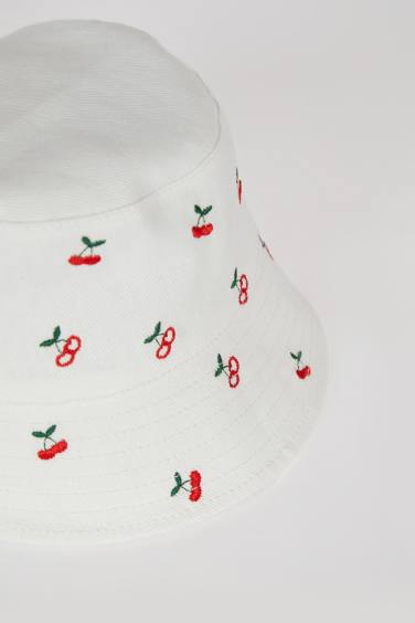 Girl Cotton Printed Hat