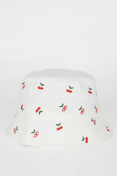 Girl Cotton Printed Hat
