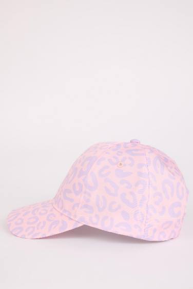 Kız Çocuk Desenli Cap Şapka