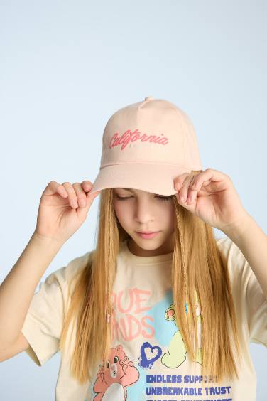 Girl Printed Cotton Cap