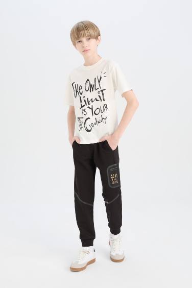 سروال أولاد جوجر فيت بطبعة