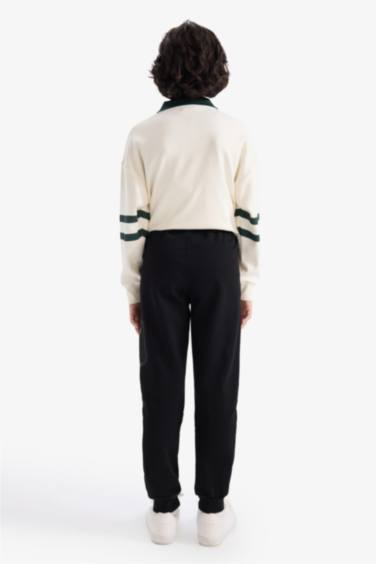 Baskılı Beli Paçası Lastikli Eşofman Altı Erkek Çocuk