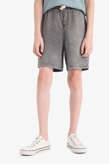 Short en jean pour garçon