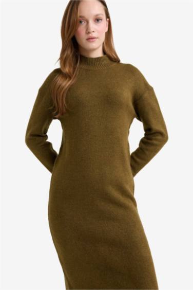 فستان بكم طويل قصة مريحة