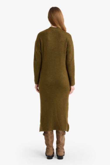 فستان بكم طويل قصة مريحة