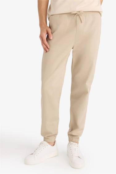 Slim Fit Gabardine Joggers