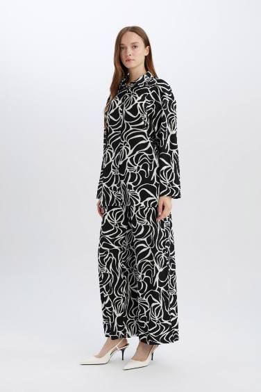 Regular Fit Textured Patterned Trousers