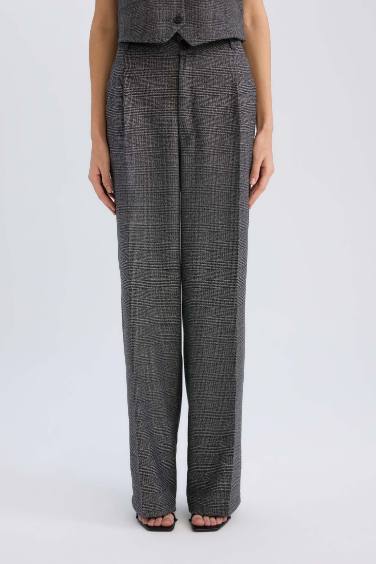 Брюки Wide Leg с высокой талией с карманами