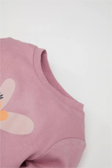 Girl Baby Printed Top Bottom 2 Piece Pajama Set