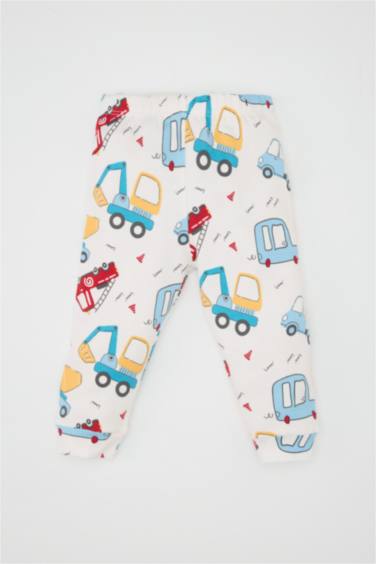 Baby Boy Vehicle Printed Top Bottom 2 Piece Pajama Set