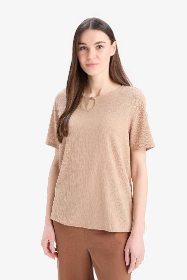 Regular Fit Crew Neck Short Sleeve T-Shirt