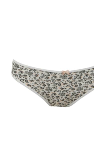 Desenli 3'lü Paketli Slip Külot-Fall in Love