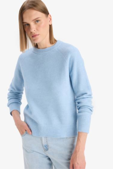 Regular Fit Basic Soft Touch Soft Knit Pullover