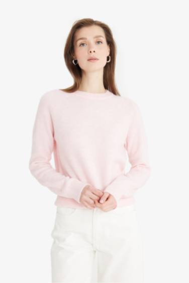 Regular Fit Basic Soft Touch Soft Knit Pullover