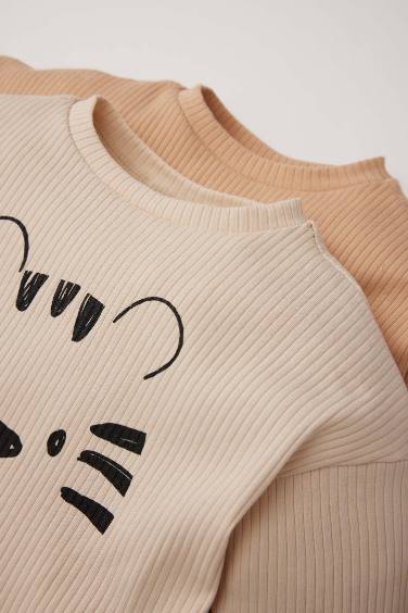 بودي أولاد بكم طويل مضلع من قطعتين