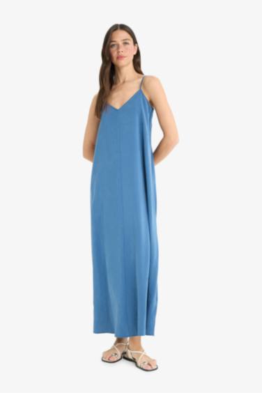 a сызығы v жаға жеңсіз Қысқа жеңді тоқылған көйлек