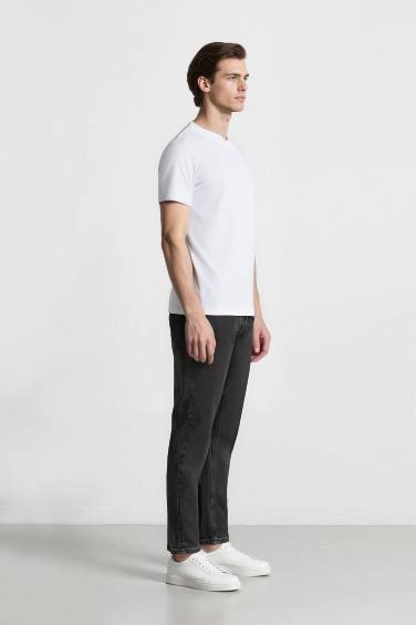 Slim Cropped Fit Normal Waist Jeans