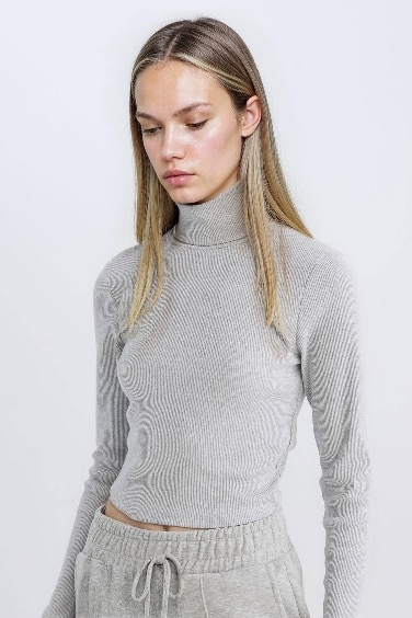 Slim Fit Camisole Long Sleeve T-Shirt