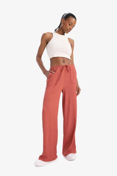 NBA New York Knicks Лицензиялық кең аяқ кринкл кең етек Шалбар