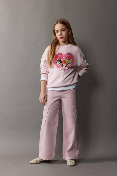 Sweatshirt PowerPuff Girls à coupe relax pour fille