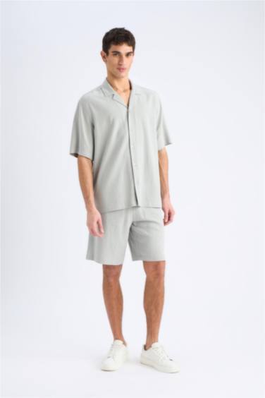 Летние шорты Relax Fit из смеси льна