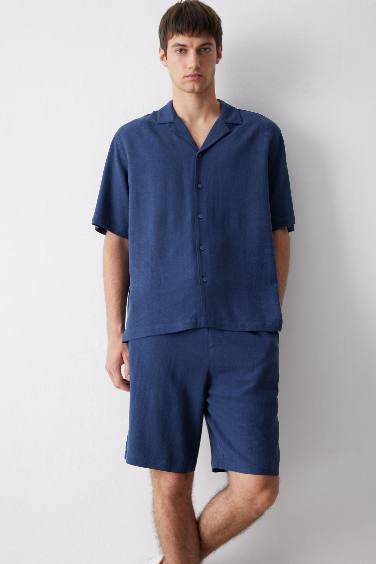 Relax Fit летние, из льняной смеси шорты