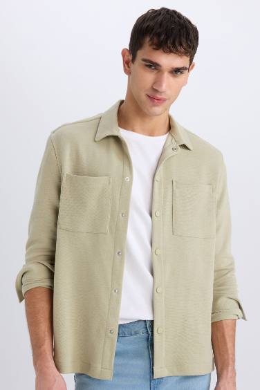 Regular Fit Basic Long Sleeve Shirt