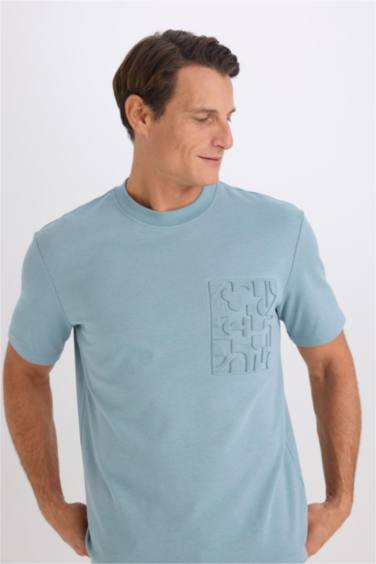 дөңгелек жаға Қысқа жеңді футболка