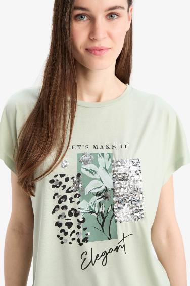 Crew Neck Short Sleeve T-Shirt