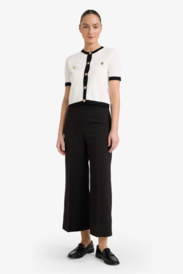 Regular Fit дөңгелек жағалы кардиган