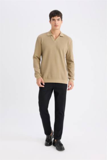 بنطرون سادة قصة عادية بجيب