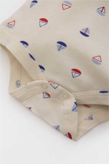 Baby Boy 2 piece Long Sleeve Snap Body