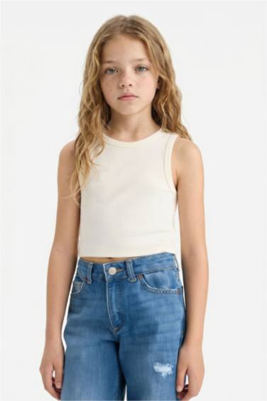 كروب توب بناتي سادة بياخة مستديرة