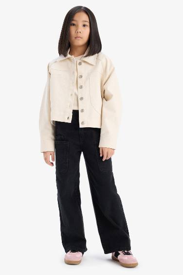 قميص كروب بناتي قطن ردن طويل