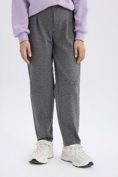 Girl Printed Elastic Waist Jogger Sweatpants