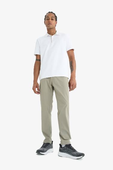 DeFactoFit Standard Fit Sports Polo T-Shirt