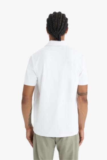 Standart Fıt Kısa Kollu Polo Tişört - Görsel 5