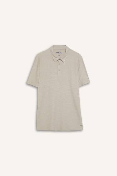 DeFactoFit Standart Fit Sporcu Kısa Kollu Polo Tişört