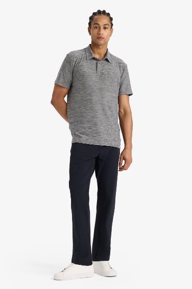 DeFactoFit Standard Fit Sports Polo T-Shirt