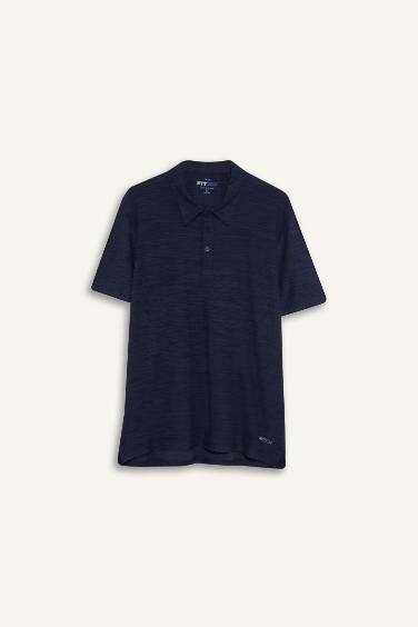 DeFactoFit Standart Fit Sporcu Kısa Kollu Polo Tişört