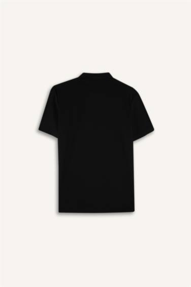 Standart Fıt Kısa Kollu Polo Tişört - Görsel 9