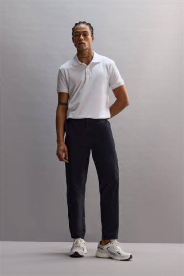 DeFactoFit Slim Fit Standard Leg Woven Sports Trousers
