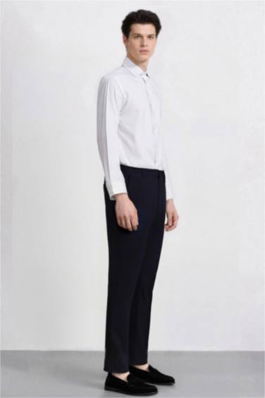 DeFactoFit Slim Fit Dar Kesim Standart Paça Esnek Multifonksiyonel Dokuma Sporcu Pantolon